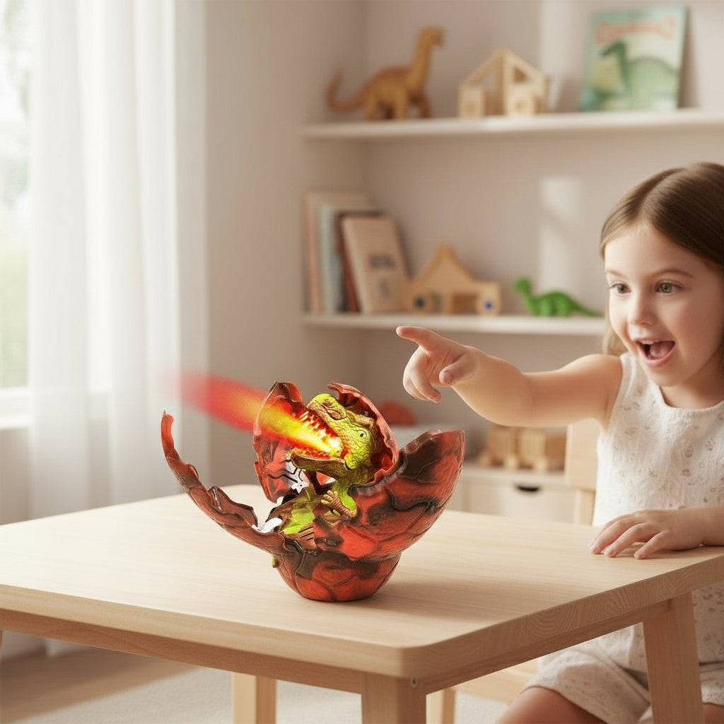 Voice-Controlled Dinosaur Egg Toy for Kids