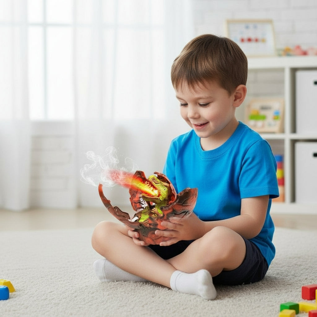 Voice-Controlled Dinosaur Egg Toy for Kids