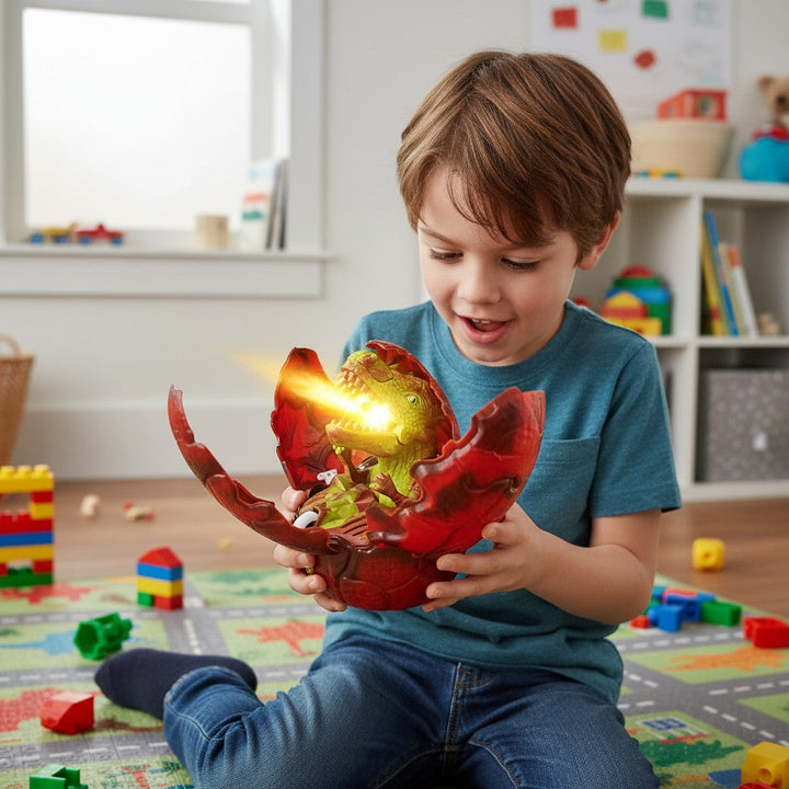Voice-Controlled Dinosaur Egg Toy for Kids