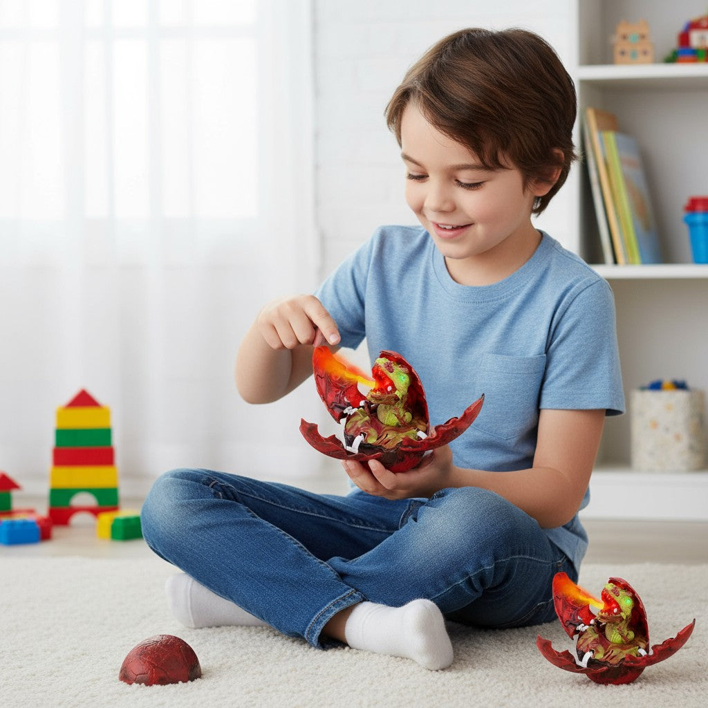 Voice-Controlled Dinosaur Egg Toy for Kids