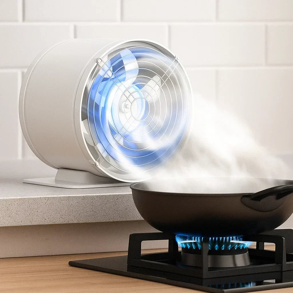 Wall Mounted Kitchen Extractor Fan Air Vent for Quiet Operation