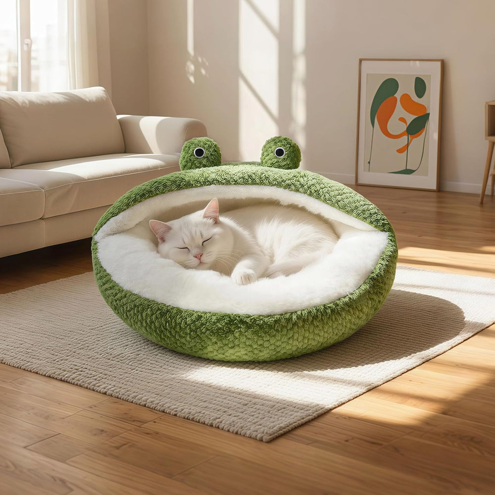 Washable Cat and Dog Beds, Cozy Pet Cave Bed for Indoor Use