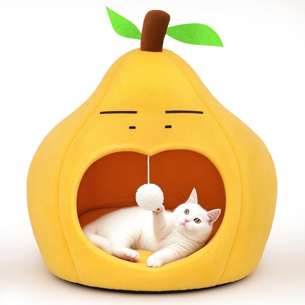 Washable Soft Cat and Dog Bed Circular Pet Cave