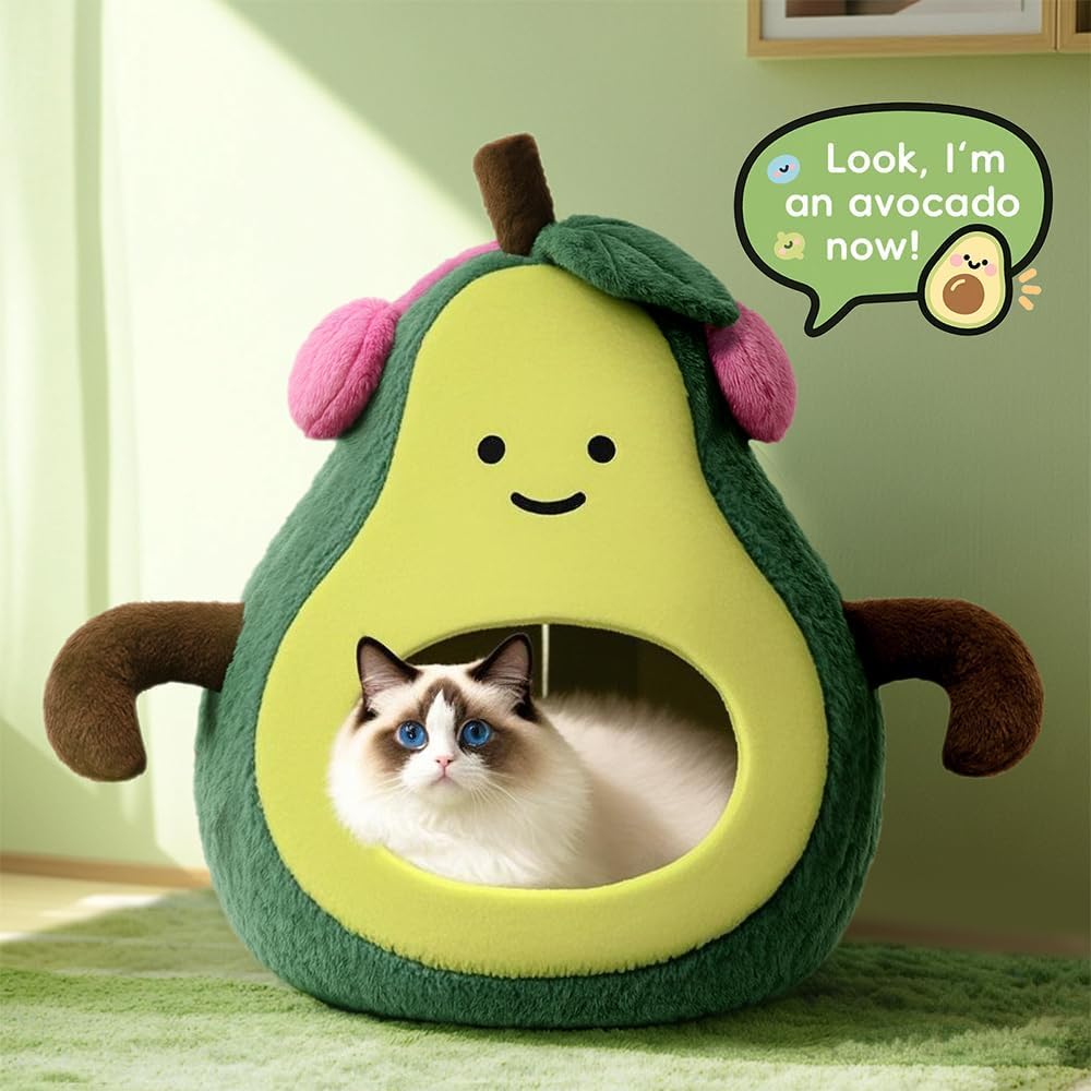 Washable Soft Cat and Dog Bed Circular Pet Cave