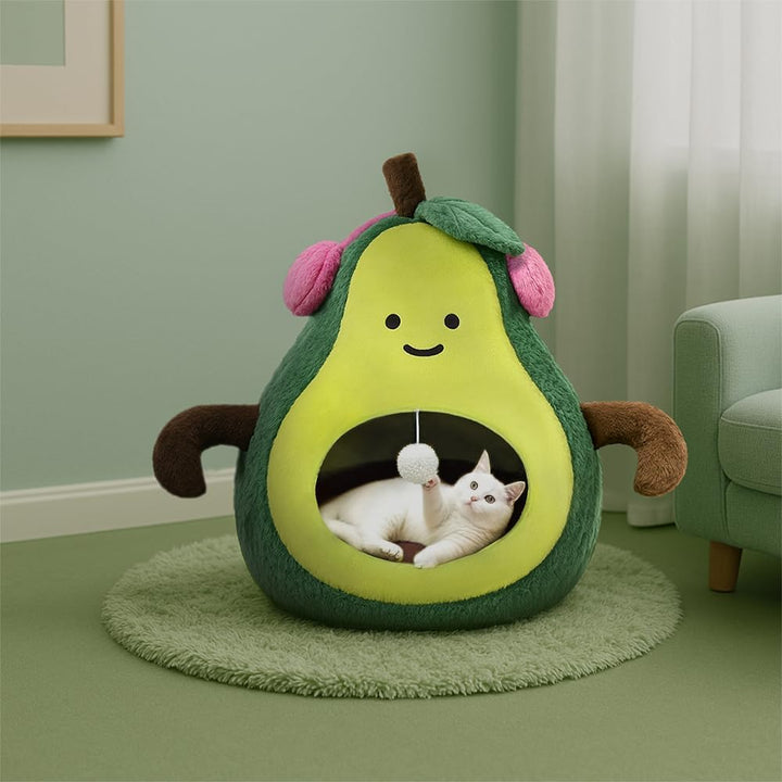 Washable Soft Cat and Dog Bed Circular Pet Cave