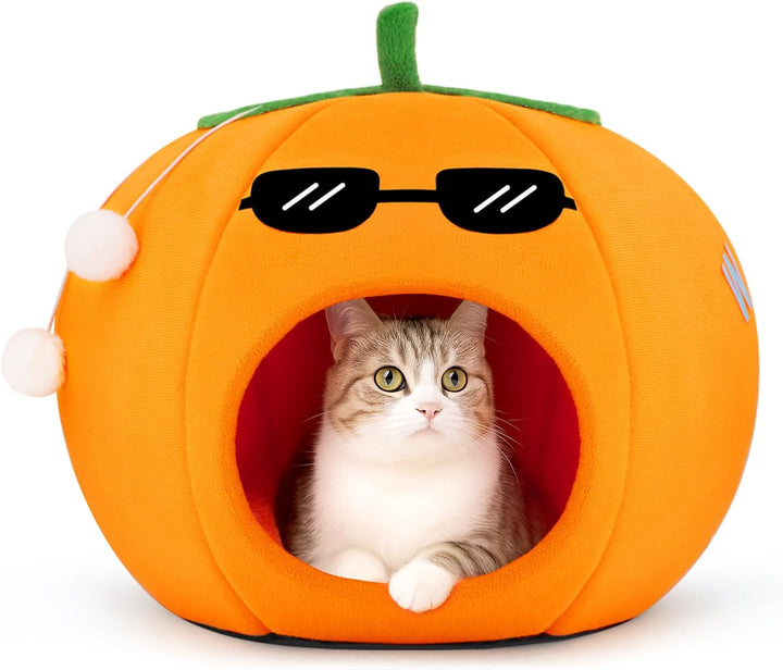 Washable Soft Cat and Dog Bed Circular Pet Cave