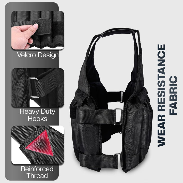 Weighted Training Vest 5Kg 10Kg 20Kg for Fitness Workouts