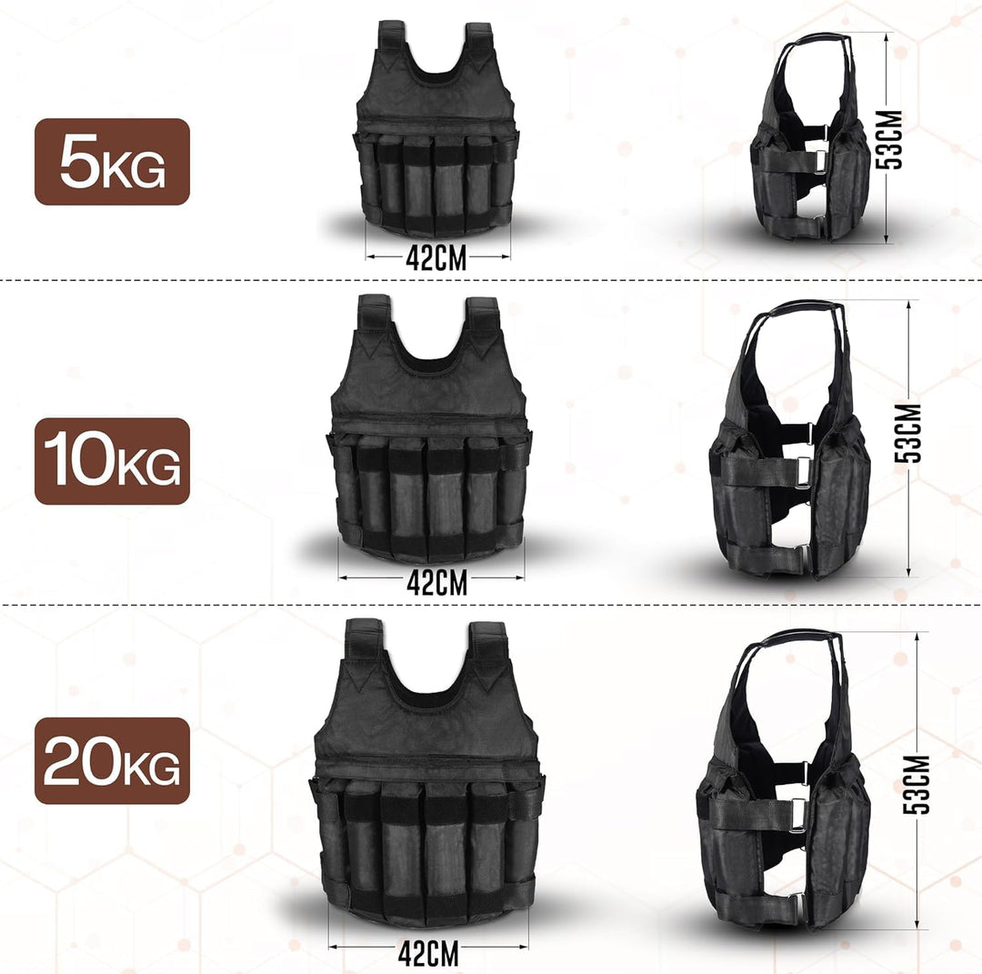Weighted Training Vest 5Kg 10Kg 20Kg for Fitness Workouts