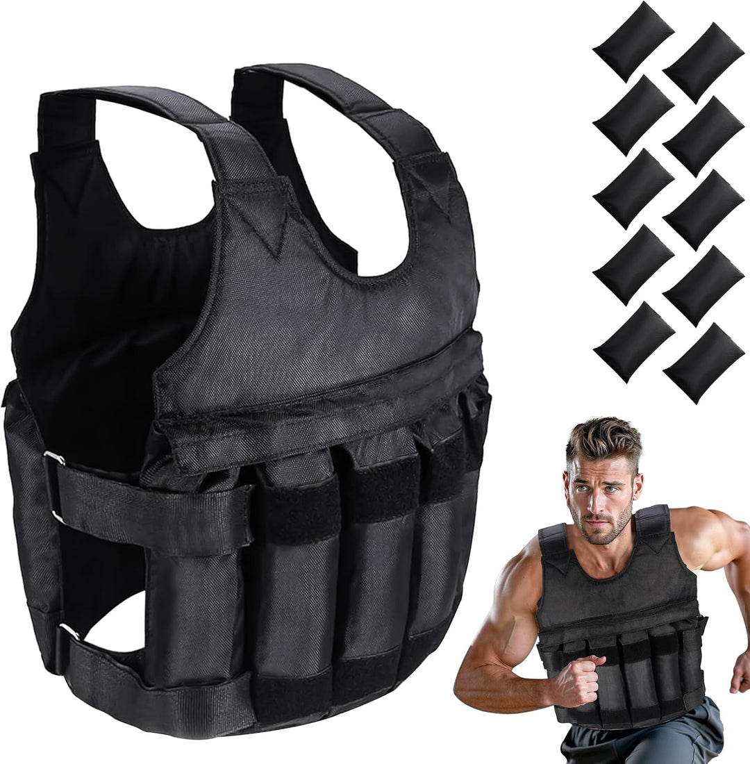 Weighted Training Vest 5Kg 10Kg 20Kg for Fitness Workouts