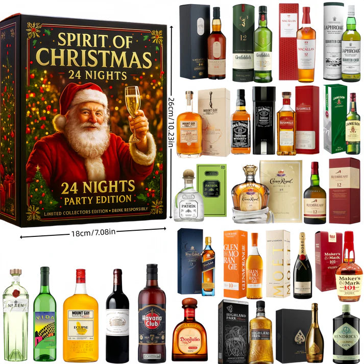 Whisky Advent Calendar Gift Set for Spirits Enthusiasts