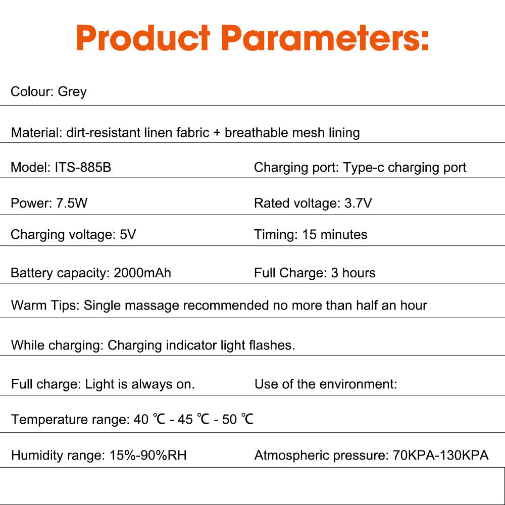 Wireless Air Pressure Calf Massager Device 360 Degree Rotation