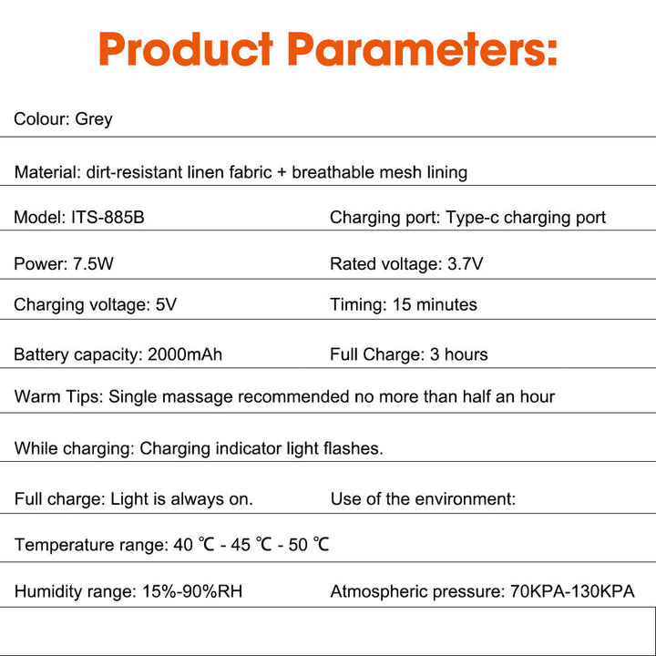 Wireless Air Pressure Calf Massager Device 360 Degree Rotation