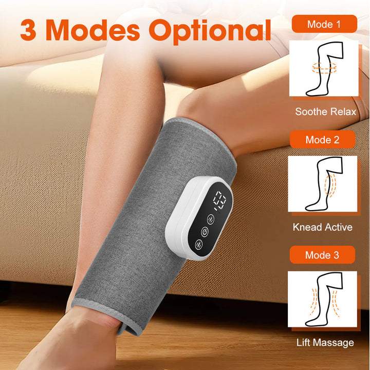Wireless Air Pressure Calf Massager Device 360 Degree Rotation