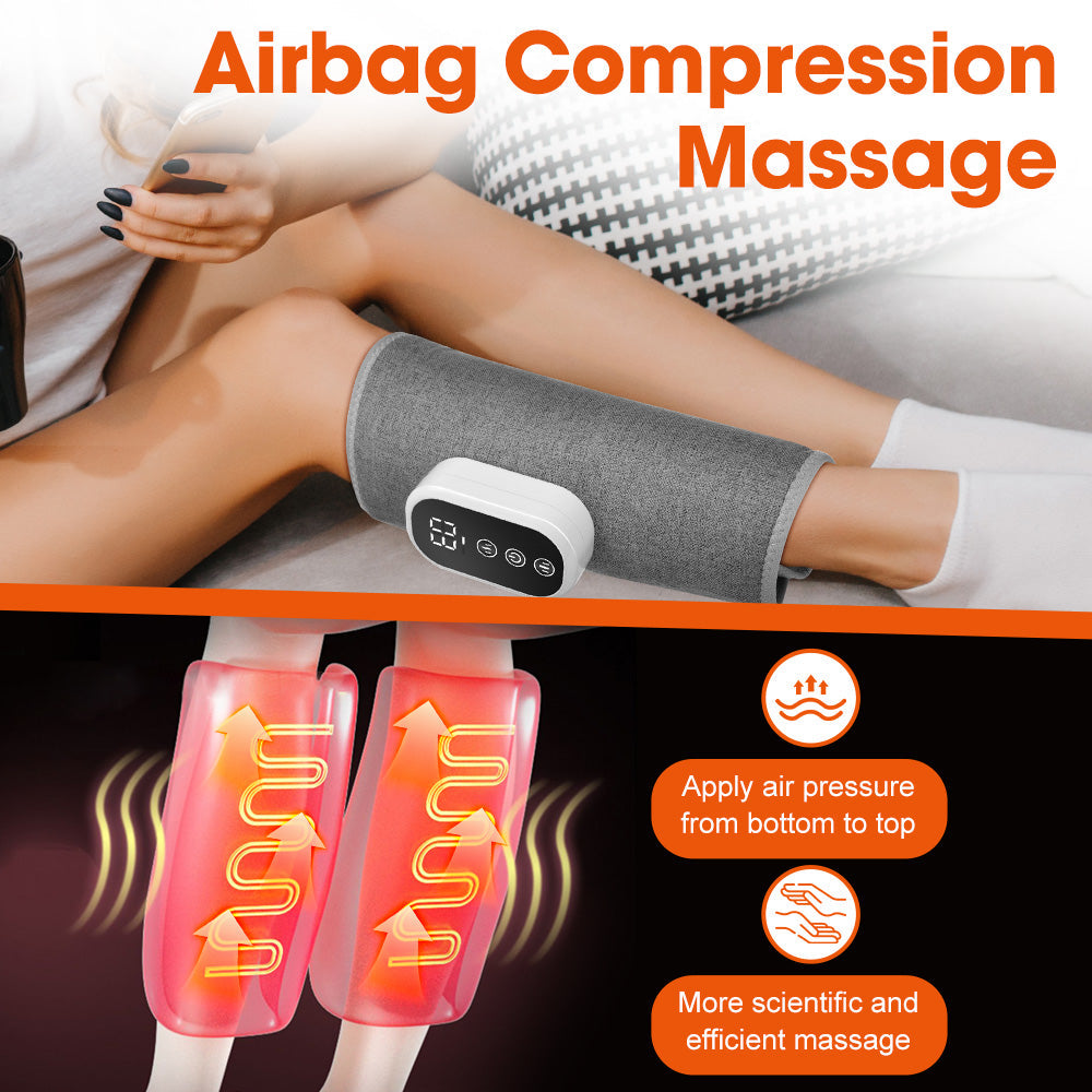 Wireless Air Pressure Calf Massager Device 360 Degree Rotation