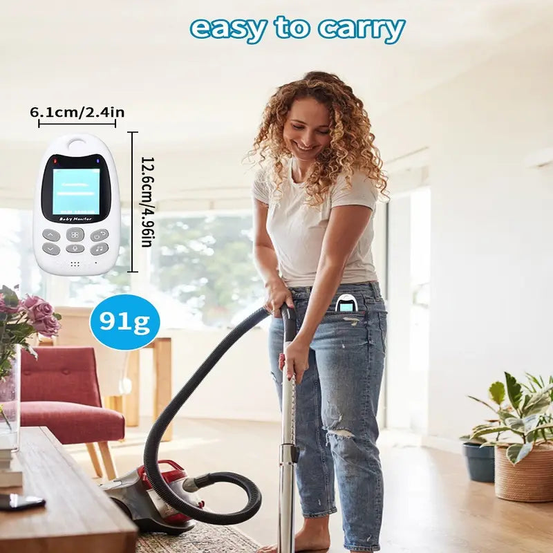 Wireless Baby Monitor with Video, Audio, Night Vision, Two-Way Talk