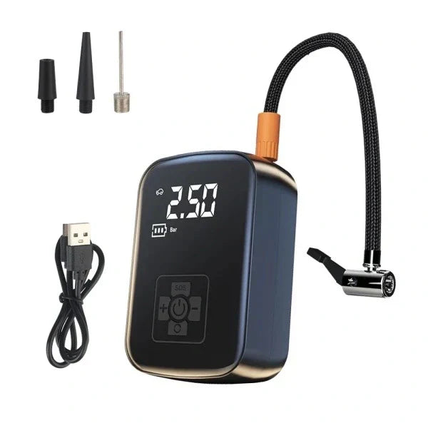 Wireless Car Air Compressor with Digital Display for Tire Inflation