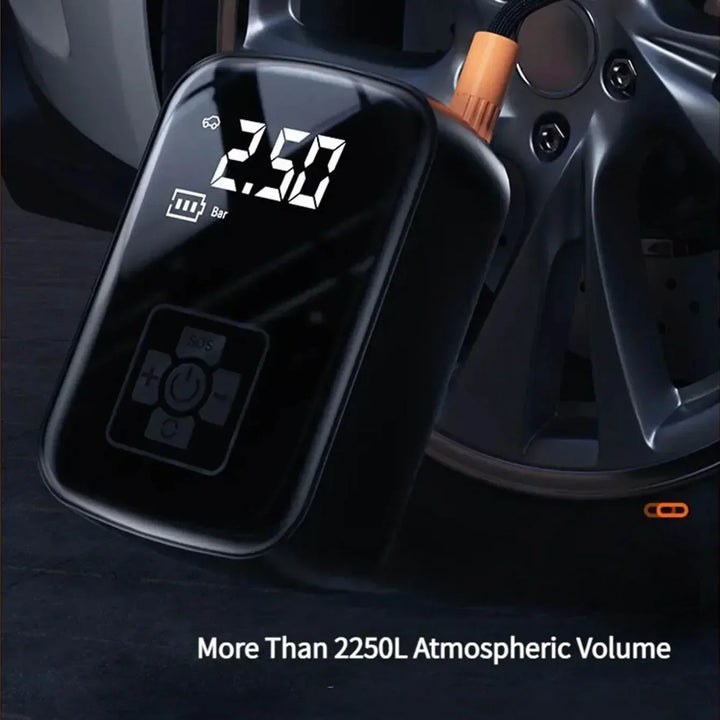 Wireless Car Air Compressor with Digital Display for Tire Inflation
