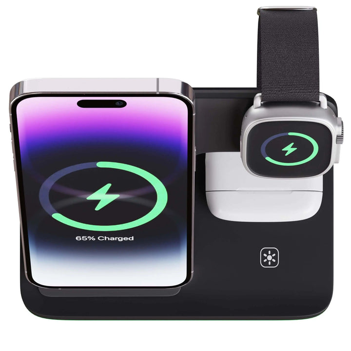 Wireless Charging Dock for iPhone and Apple Watch Accessories