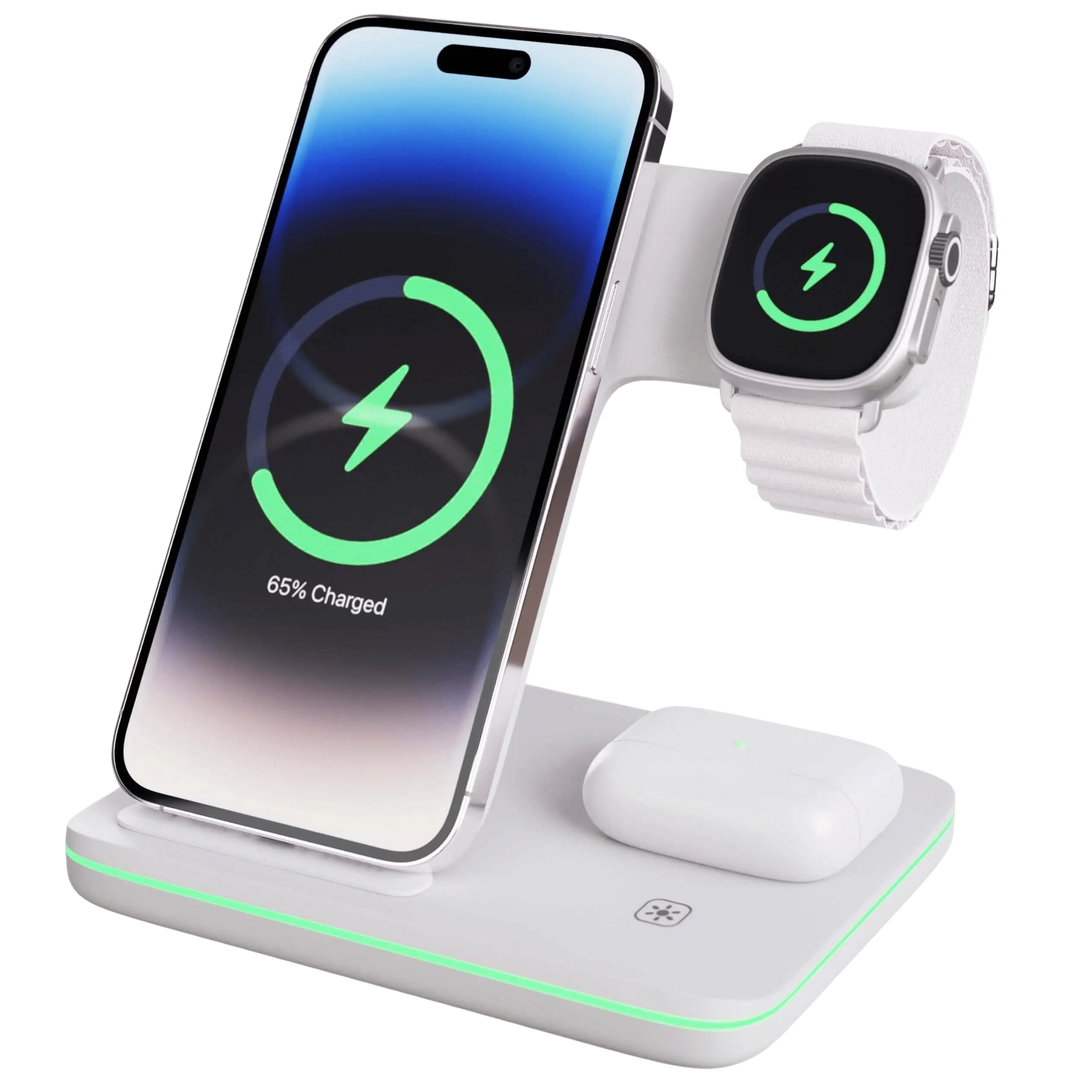 Wireless Charging Dock for iPhone and Apple Watch Accessories