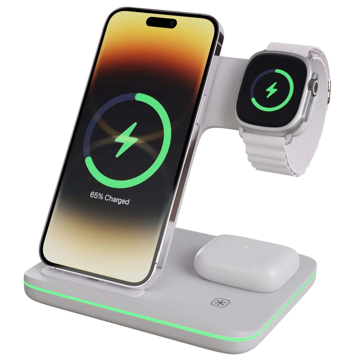 Wireless Charging Dock for iPhone and Apple Watch Accessories