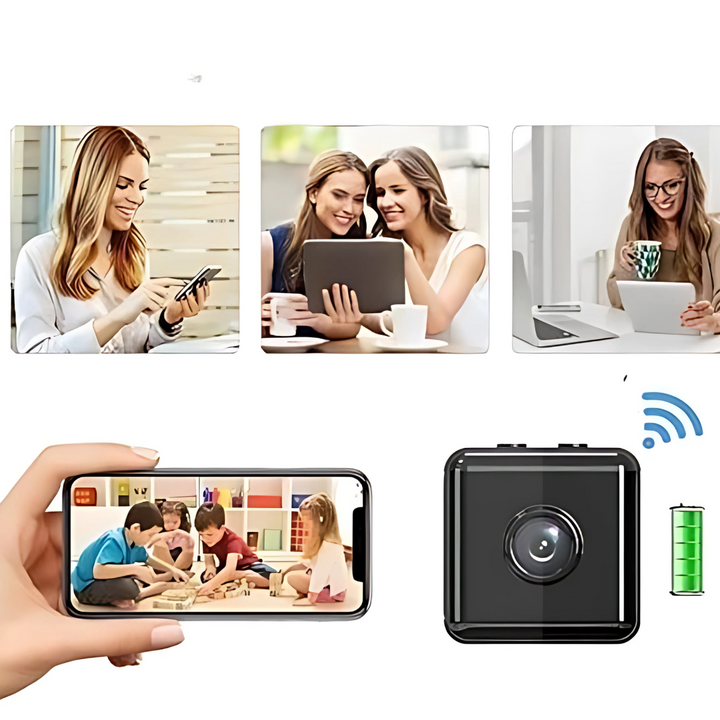 Wireless Indoor Security Camera 1080p HD Surveillance System