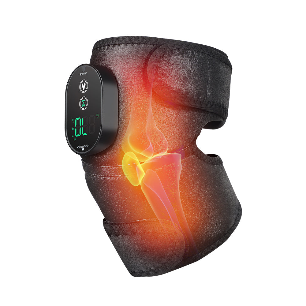 Wireless Knee Heat Therapy Wrap - Rechargeable and Portable Pain Relief