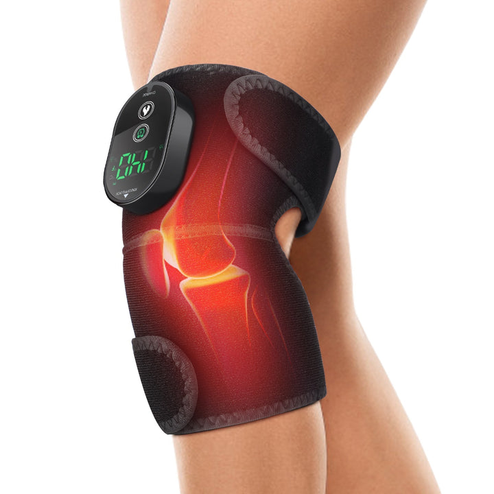 Wireless Knee Heat Therapy Wrap - Rechargeable and Portable Pain Relief