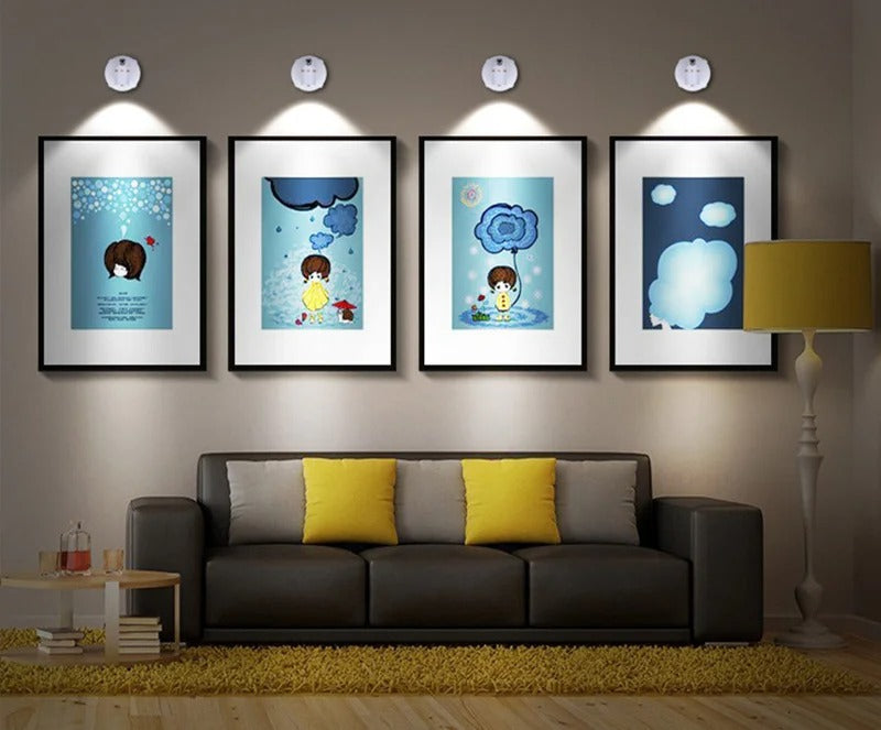 Wireless LED Spotlight for Home Lighting and Accent Illumination