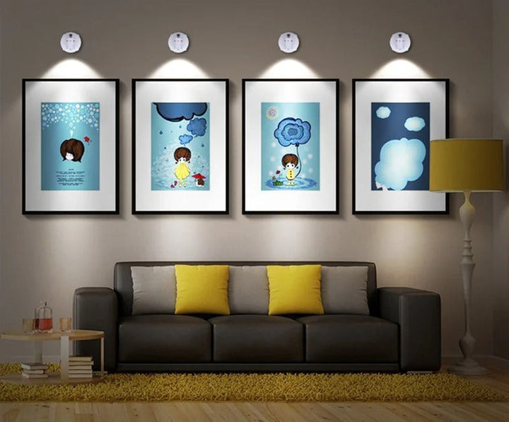 Wireless LED Spotlight for Home Lighting and Accent Illumination