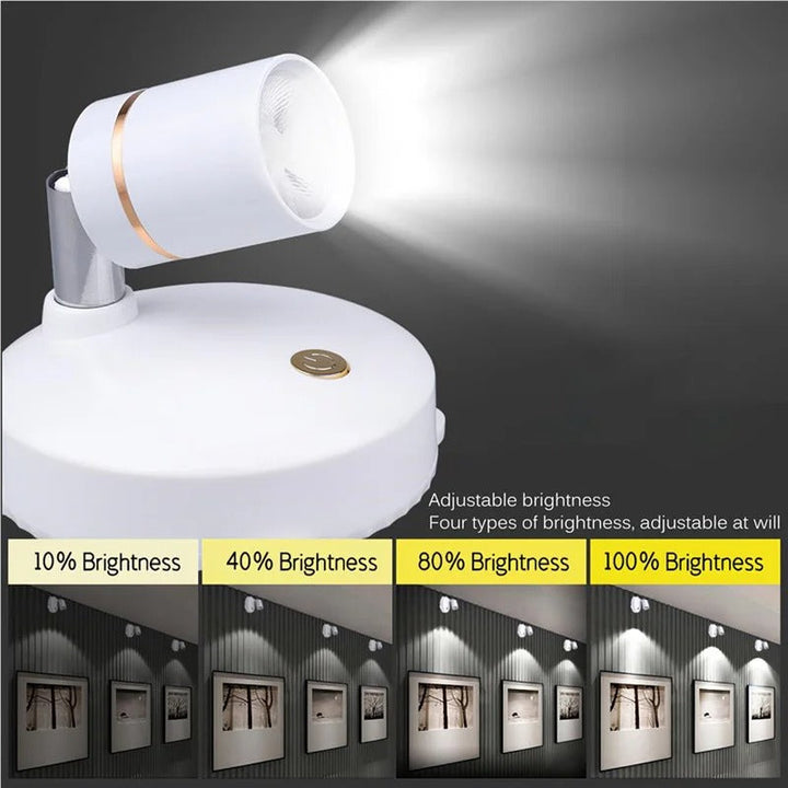 Wireless LED Spotlight for Home Lighting and Accent Illumination
