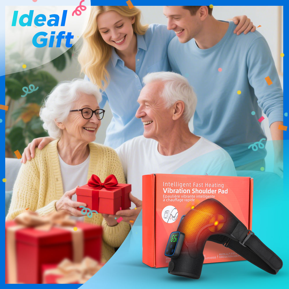 Wireless Shoulder Massager with App Control and Detachable Design