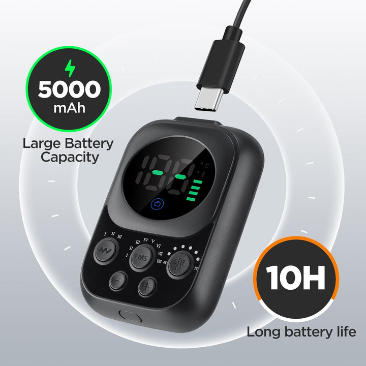 Wireless Shoulder Massager with Detachable Control Unit