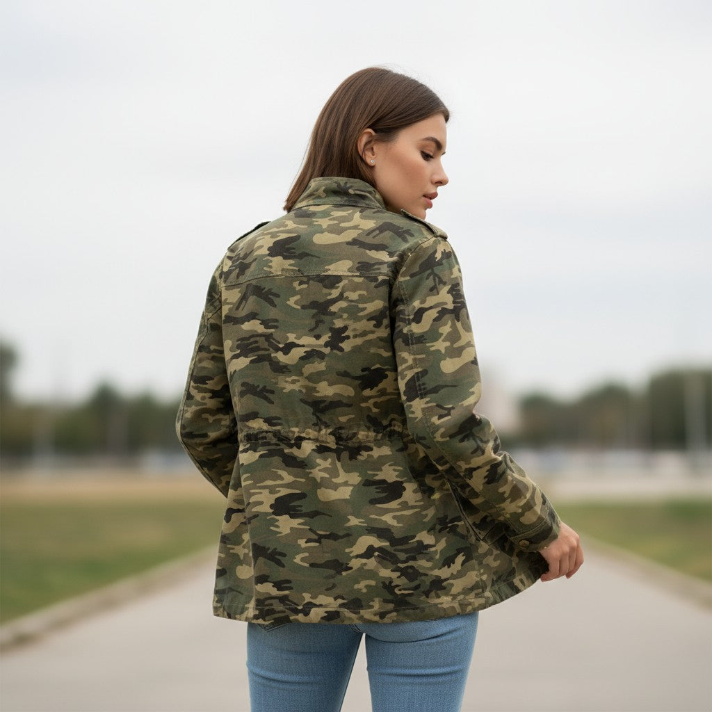 Women's Camouflage Work-From-Home Jacket