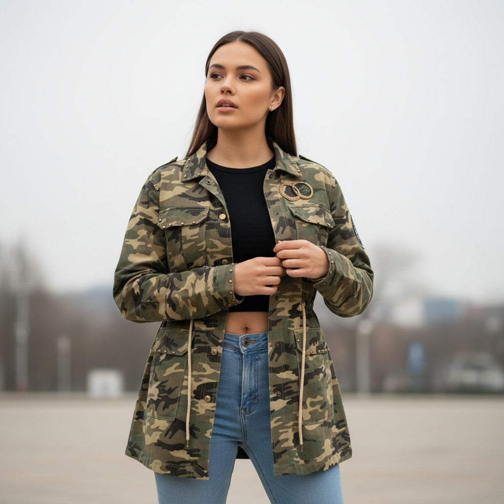 Women's Camouflage Work-From-Home Jacket