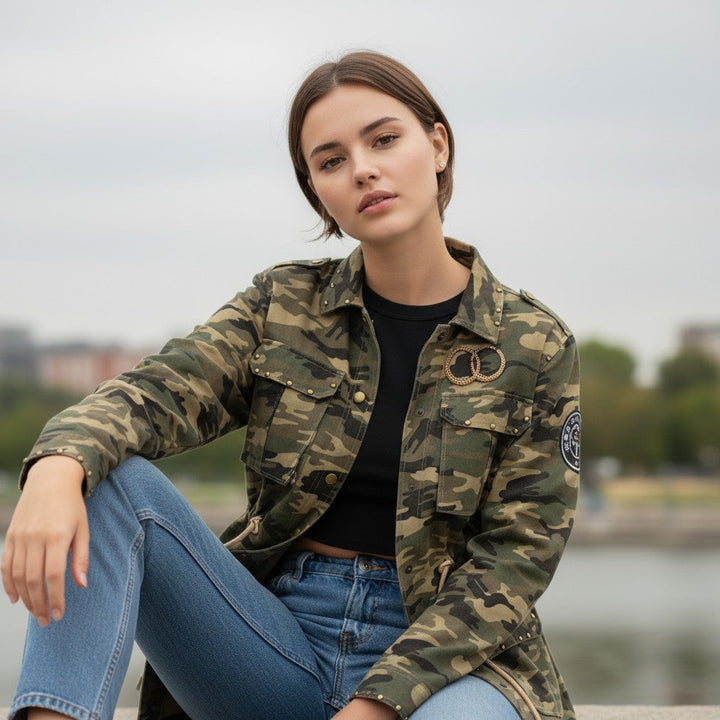 Women's Camouflage Work-From-Home Jacket