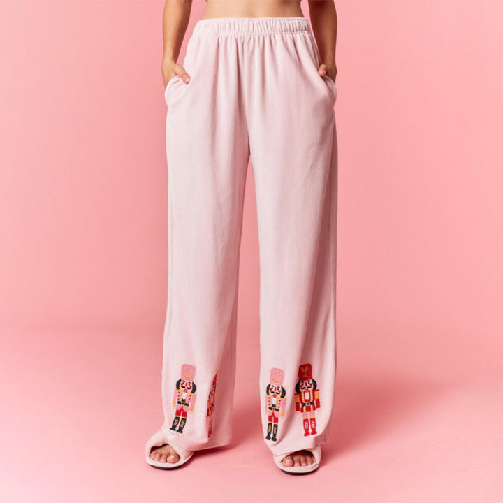 Women's Christmas Pajama Set with Sweatshirt and Trousers