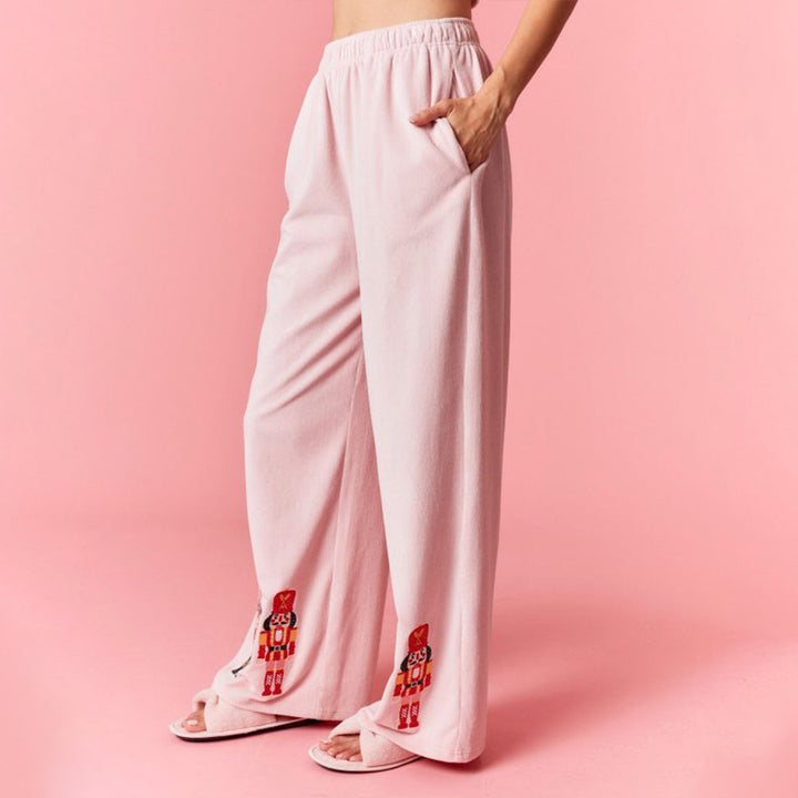 Women's Christmas Pajama Set with Sweatshirt and Trousers