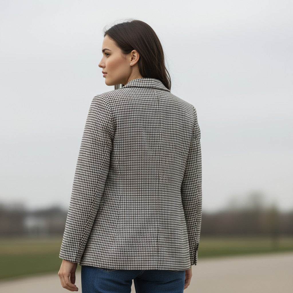 Women's Polyester Long Sleeve Coat