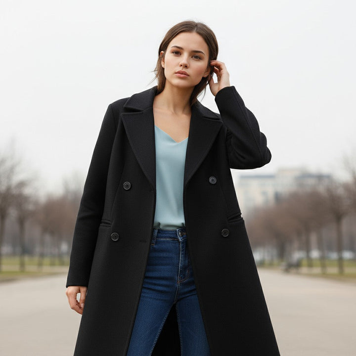 Women’s Solid Color Thick Coat