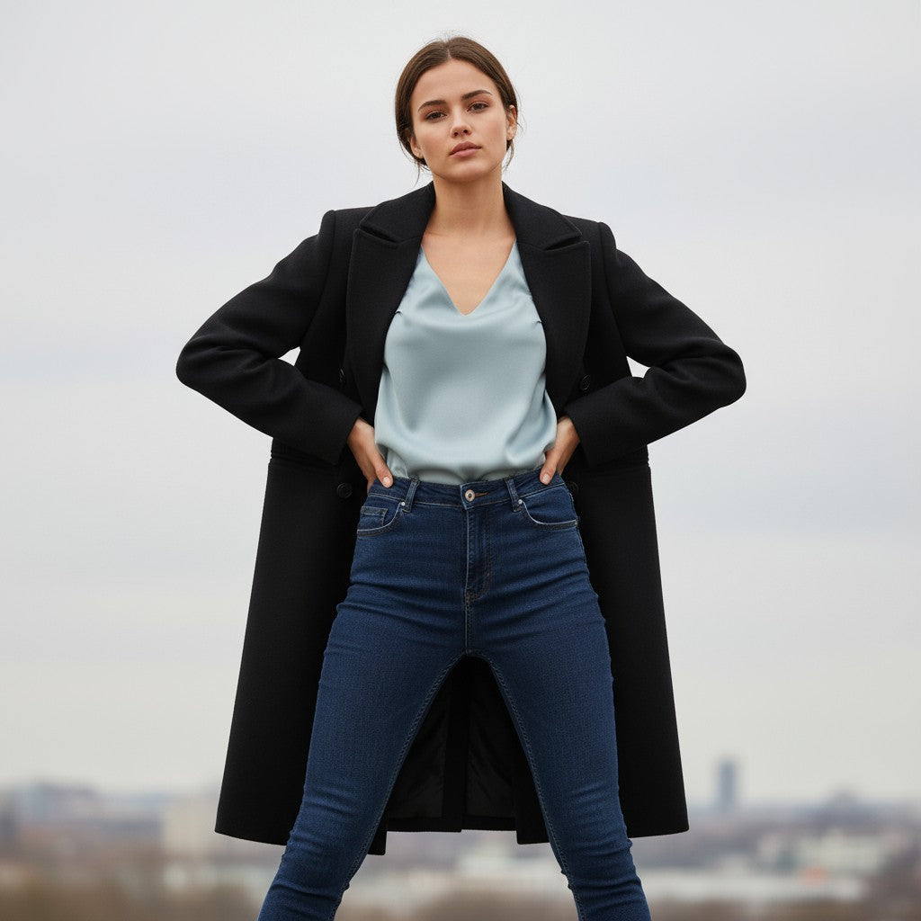 Women’s Solid Color Thick Coat