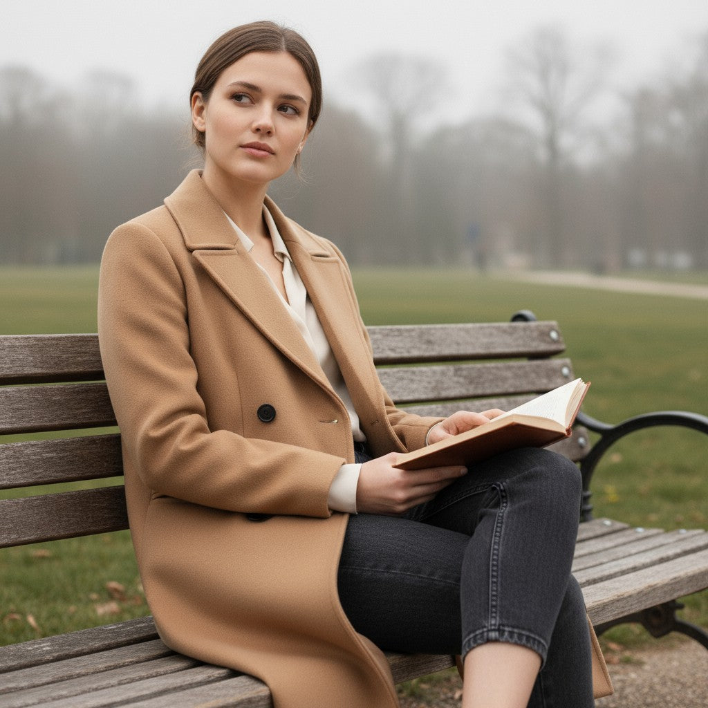 Women’s Solid Color Thick Coat