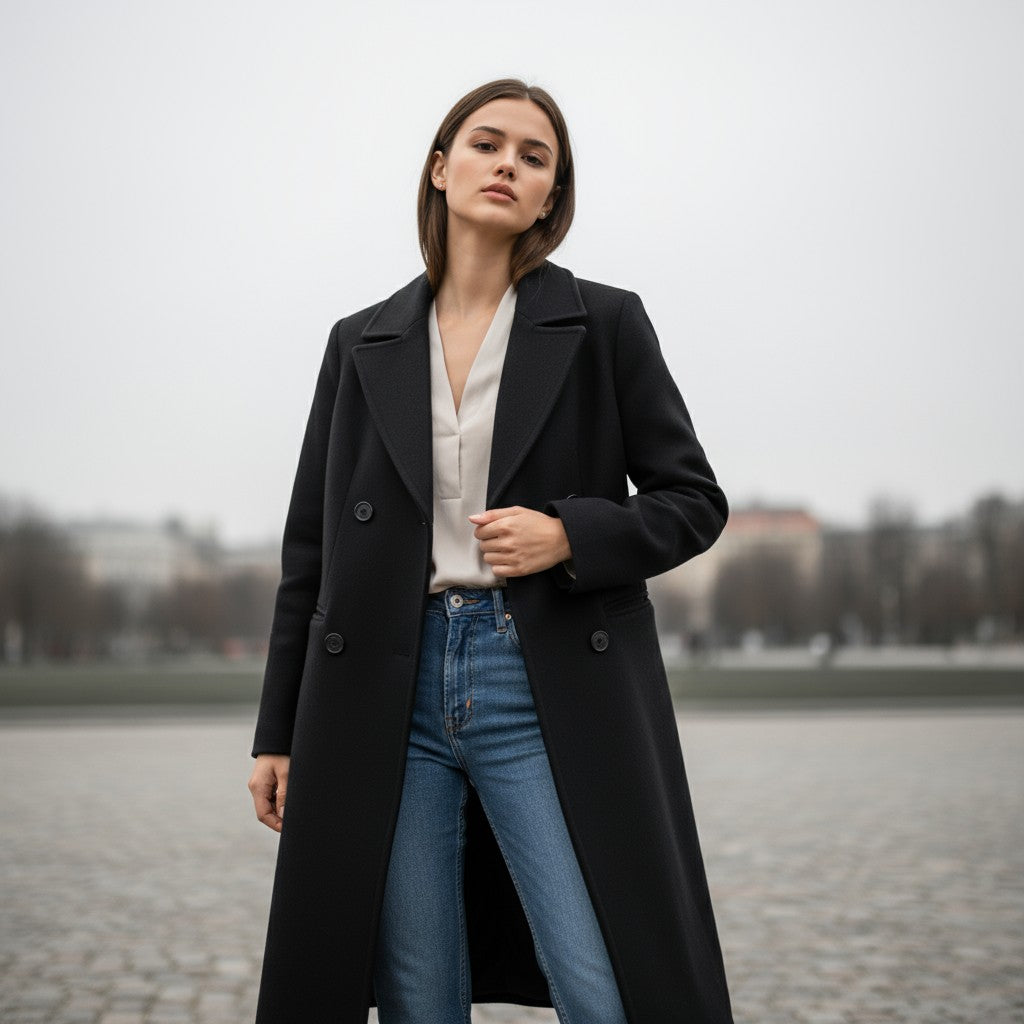 Women’s Solid Color Thick Coat