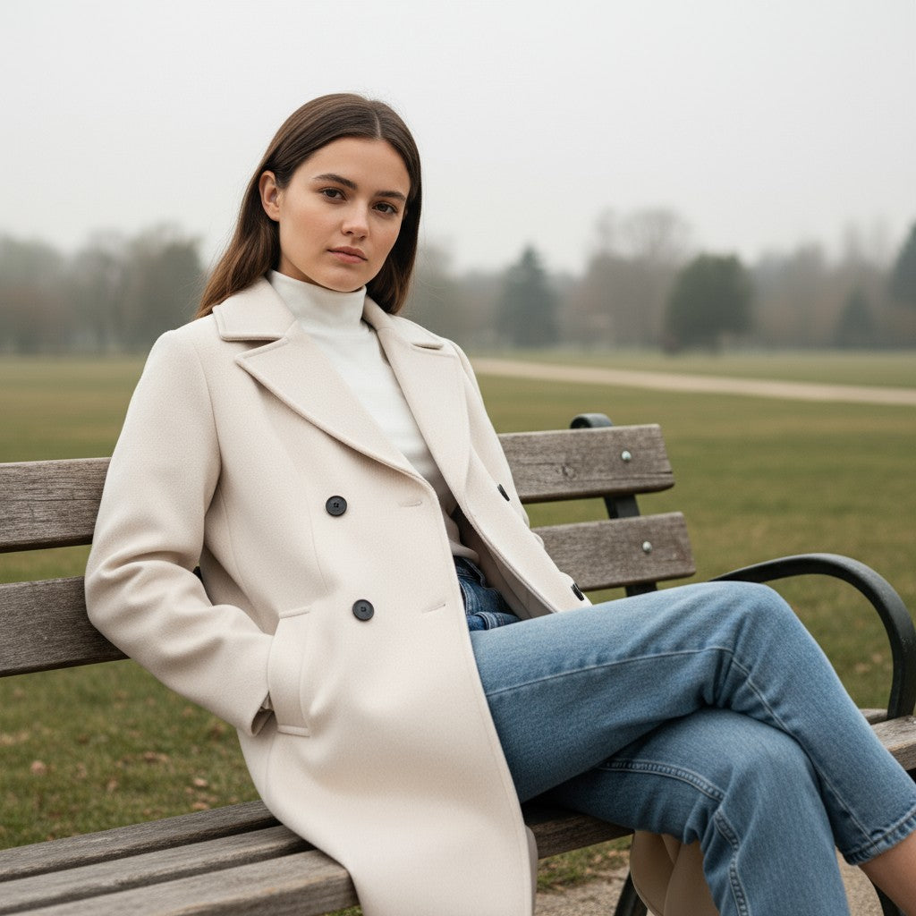 Women’s Solid Color Thick Coat