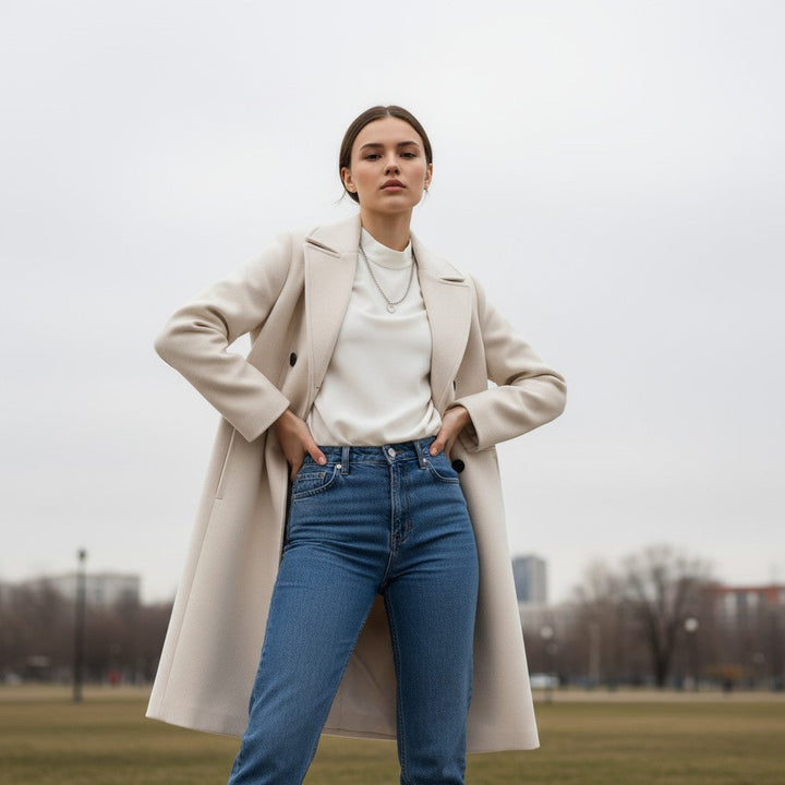 Women’s Solid Color Thick Coat