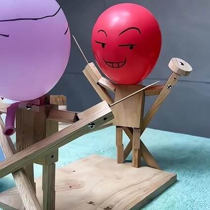 Wooden Puppet Toy for Children - Classic Playtime Activity
