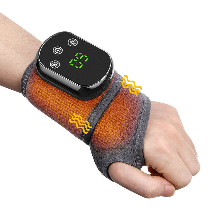 Wrist Massage Brace with Hot Compress Therapy Function