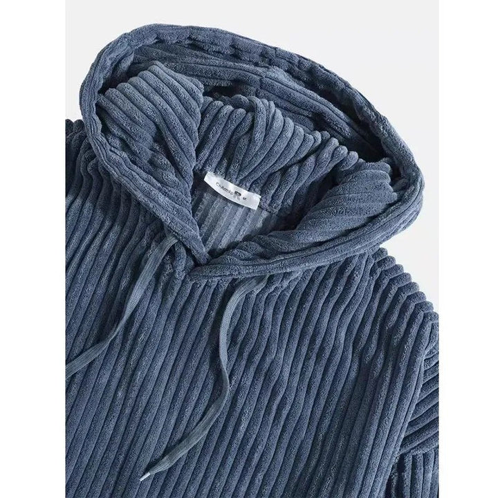 Men's Corduroy Hoodie Sweatshirt