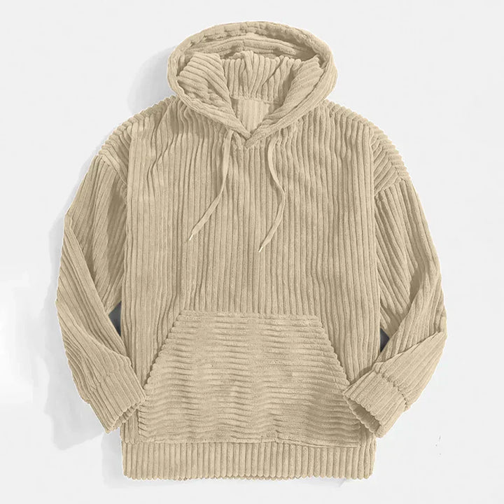 Men's Corduroy Hoodie Sweatshirt