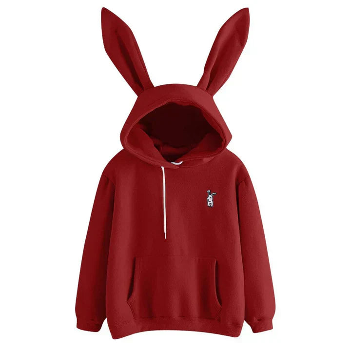 Cozy Women's Rabbit Ear Hoodie