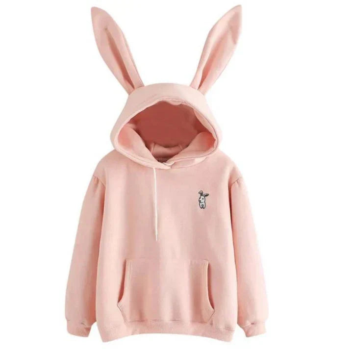 Cozy Women's Rabbit Ear Hoodie